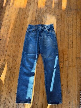 Levi's Straight Leg Blue Denim Jeans